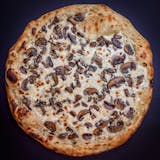 Garlic Ghee Mushroom Bianca Pizza