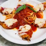 Shrimp Parmigiana with Pasta