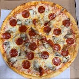 Meatball Pepperoni Pizza