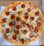 Meatball Pepperoni Pizza