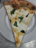 White Pizza Slice Pick Up