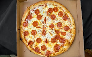 Beef Pepperoni Pizza