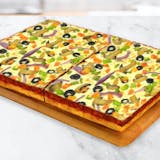Giant Deep Dish Veggie Pizza