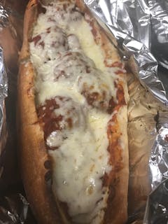 Meatball Parmigiana Sub