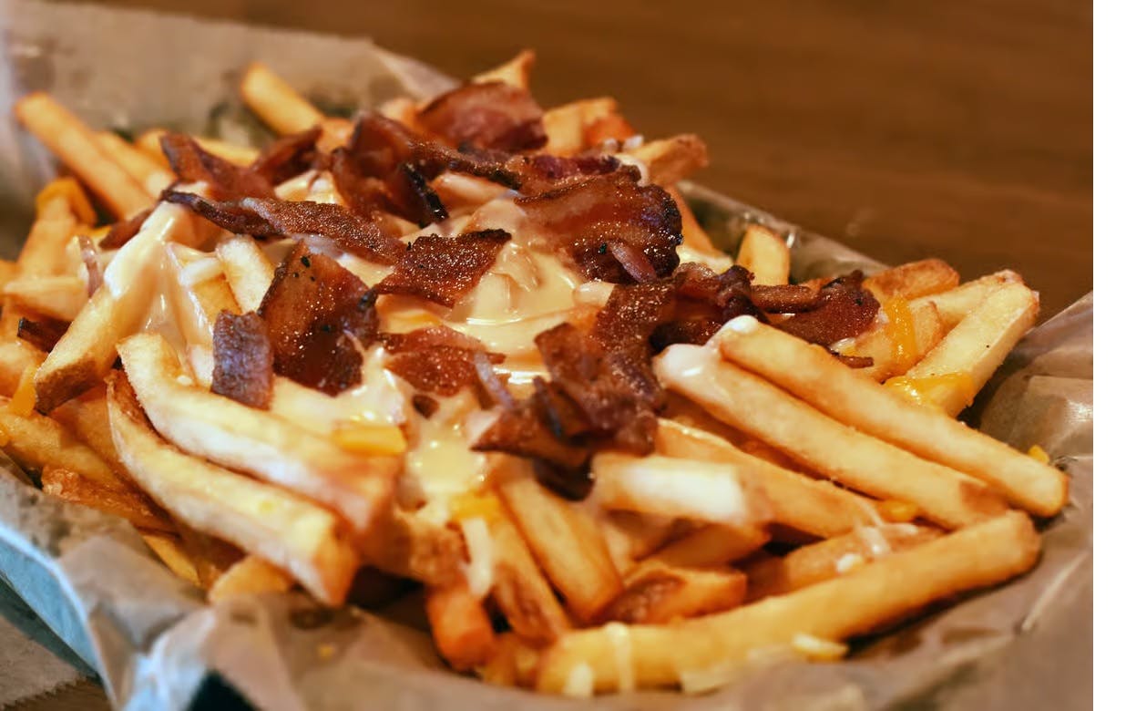 Cheesy Fries with Bacon