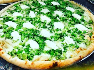 White Veggie Pizza