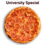 University Special Gluten Free Pizza