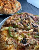 2 Large 1 Topping Pizzas & 2 Small Drinks Special