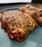Cheese Lasagna with Breadsticks