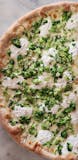 White broccoli & ricotta pizza