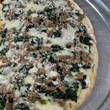 Sausage & Spinach Pizza
