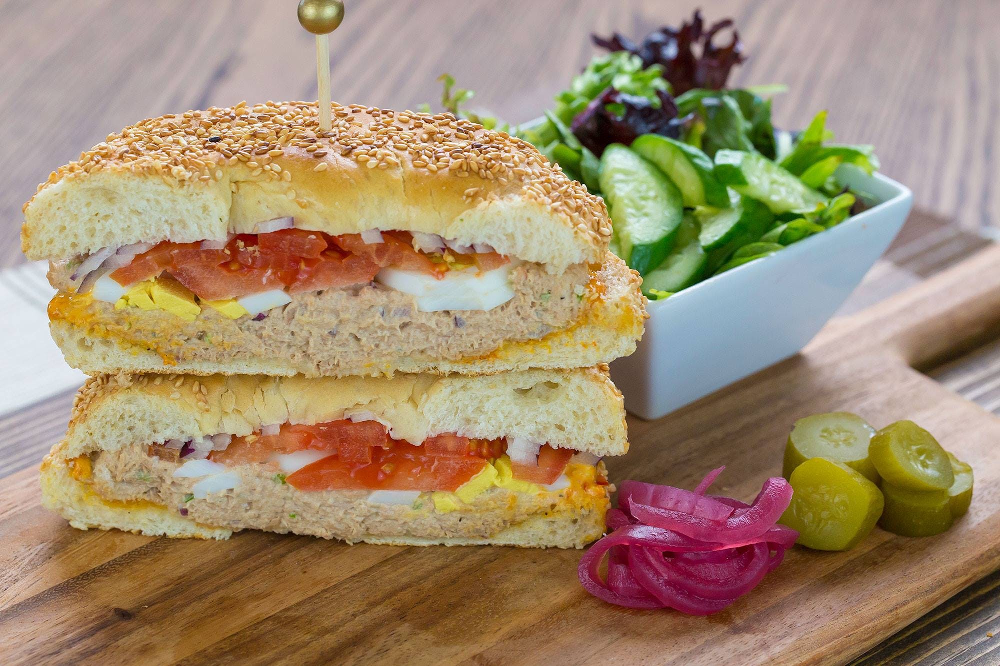 Tuna Bagel