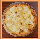 White Pizza Slice