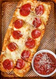 Garlic Bread with Pepperoni & Mozzarella