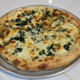 Spinach & White Sauce Pizza