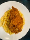 Fried Chicken with French Fries