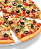 Dairy-Free Cheese Garden Veggie Pizza