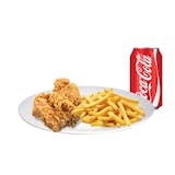 17. Two Pieces of Mix Chicken with Fries & Soda Special