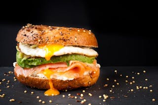 Tourist Bagel Sandwich Breakfast