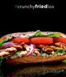 Crunchy Fried Lox - Flagel Sandwich
