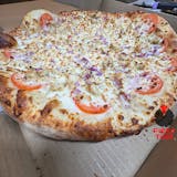 Roasted Garlic Chicken Pizza