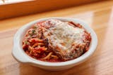 Eggplant Parm with Spaghetti