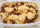 Beef kebab cheese fries