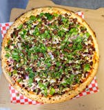 Taco pizza