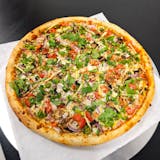 Spicy veggie pizza