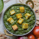 paneer saag (spinach)