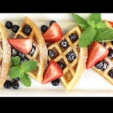 Mixed Berry Waffle Breakfast