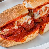 7" Meatball Parmigiana Sandwich
