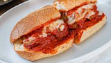 7" Meatball Parmigiana Sandwich