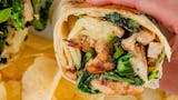 Grilled Chicken, Broccoli Rabe and Provolone Wrap