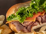 14" Roast Beef and American Sandwich