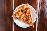 Sausage & Banana Pepperoni Pizza Slice