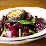 ROASTED RED BEETS AND HERBED GOAT CHEESE SALAD