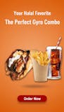 Pita Gyro with Fries & Drinks