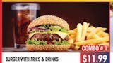 Combo #1 Burgers with fries & drinks