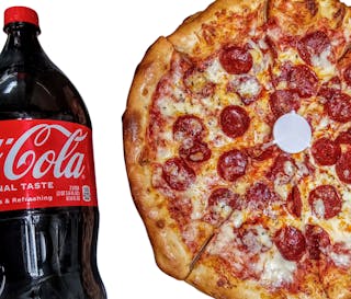 Large Specialty Pizza, Bread, & 2-Liter