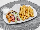 Chicken Gyro Platter with Fries