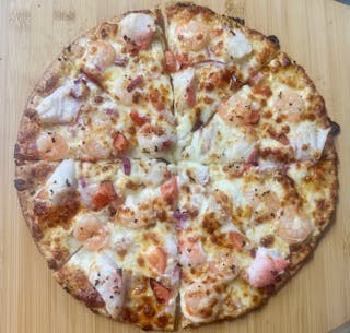 Gluten Free Seafood Pizza
