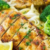 Pasta & Broccoli with Grilled Chicken