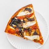Eggplant & Fresh Mozzarella Pan Pizza