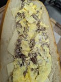 Cheesesteak Egg and Cheese Breakfast Sandwich