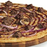 Impossible Beef BBQ Pizza