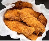 Fried Chicken Tenders • 5 Pieces plain with honey mustard on the side