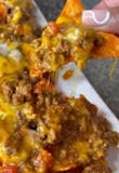 Nachos with Ground Beef & Jalapeno