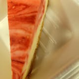 Strawberry Lace Cheesecake