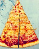 Giant Cheese Pizza Slice & Can Soda Lunch